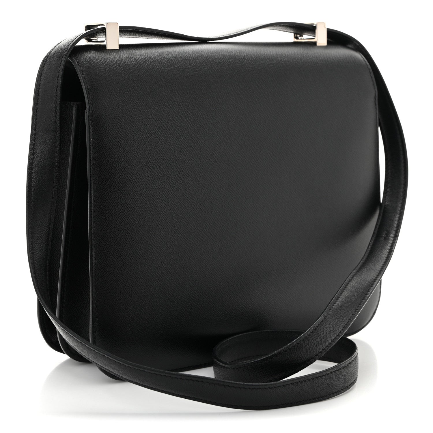 Hermes Madame Calfskin Lizard Constance 24 Black Ombre 3 of 11