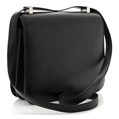 Hermes Madame Calfskin Lizard Constance 24 Black Ombre 3 of 11