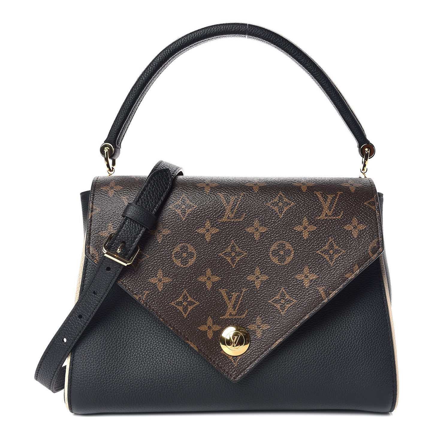 Monogram Double V Black