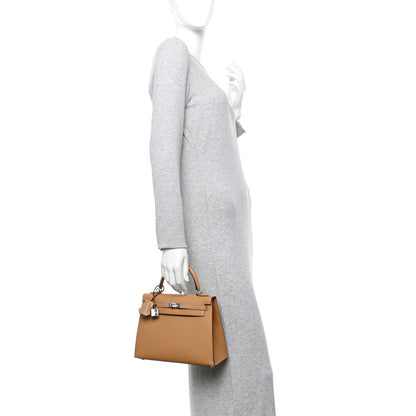 Hermes Epsom Kelly Sellier 25 Biscuit 2 of 11