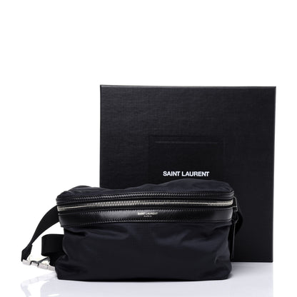 Saint Laurent Nylon City Fold Up Backpack Belt Bag Navy 18 of 18