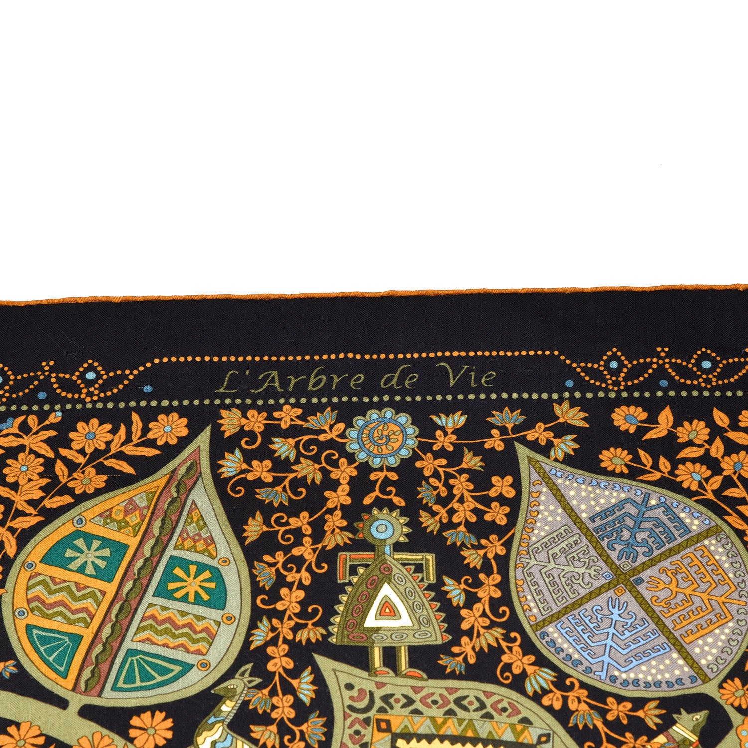 Hermes Cashmere Silk L'Arbre De Vie 140 5 of 6