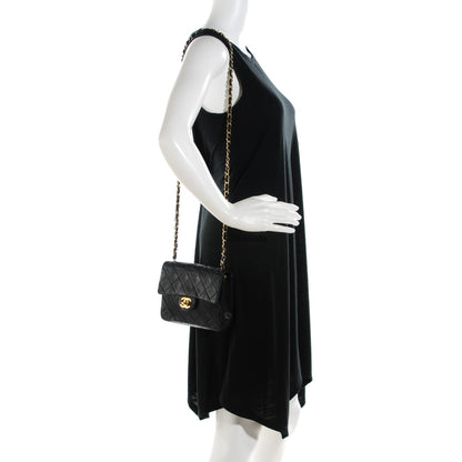 Chanel Lambskin Quilted Mini Square Flap Black 4 of 11