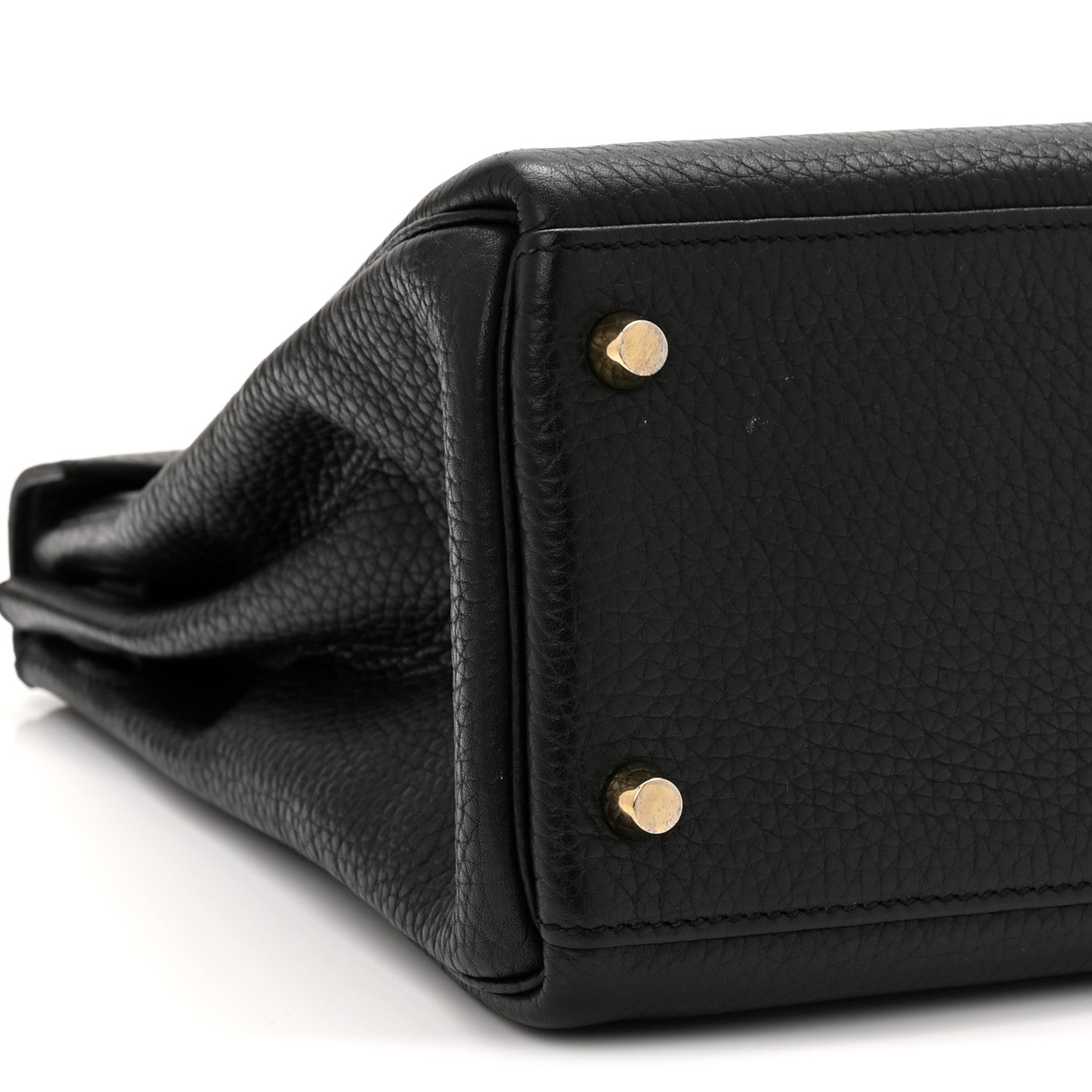 Hermes Taurillon Clemence Kelly Retourne 32 Black 9 of 11