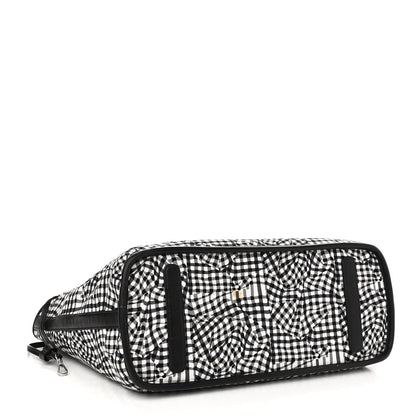 MCM Visetos Medium Anya Zip Top Shopper Tote Black 7 of 15