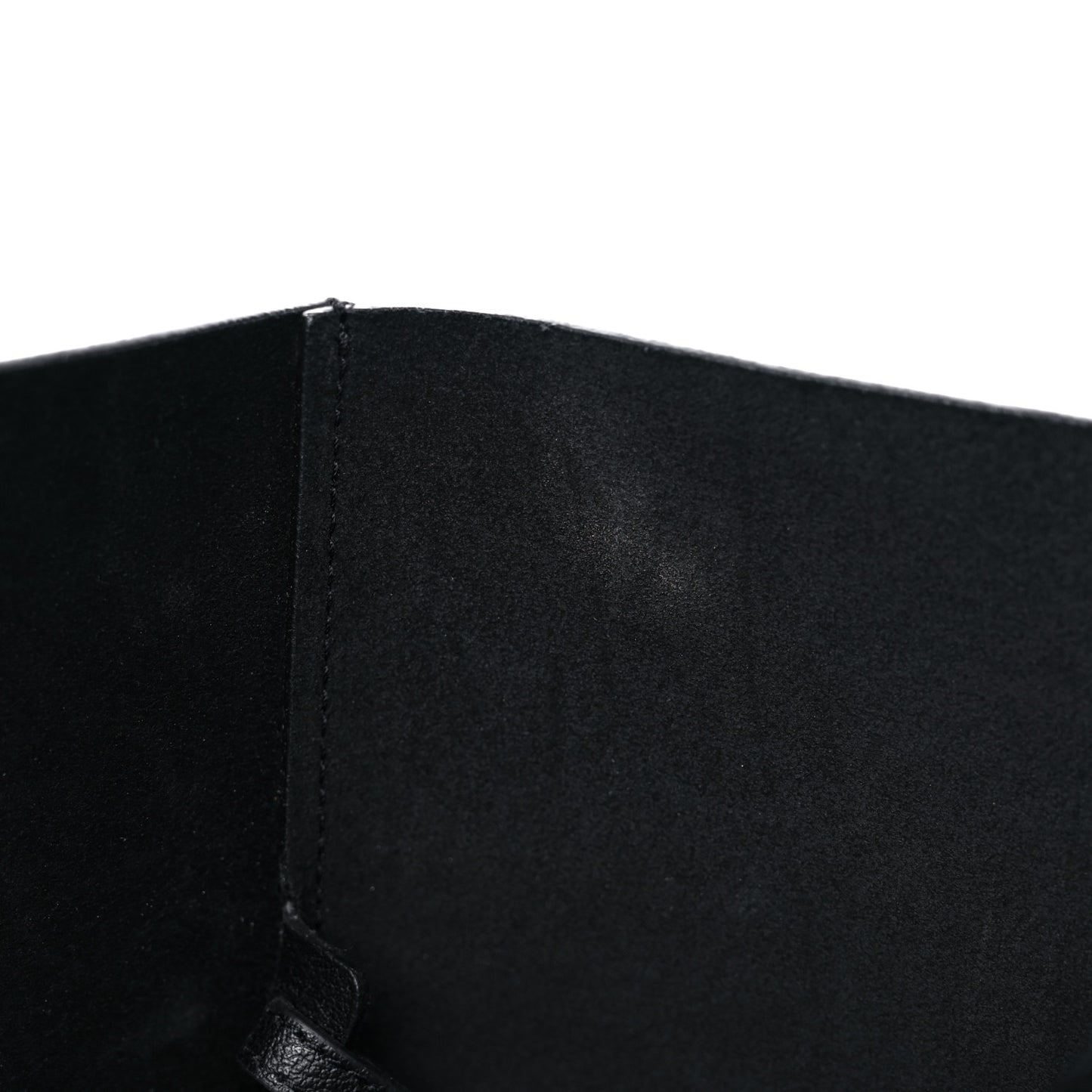 Calfskin Large Shopping Tote Black