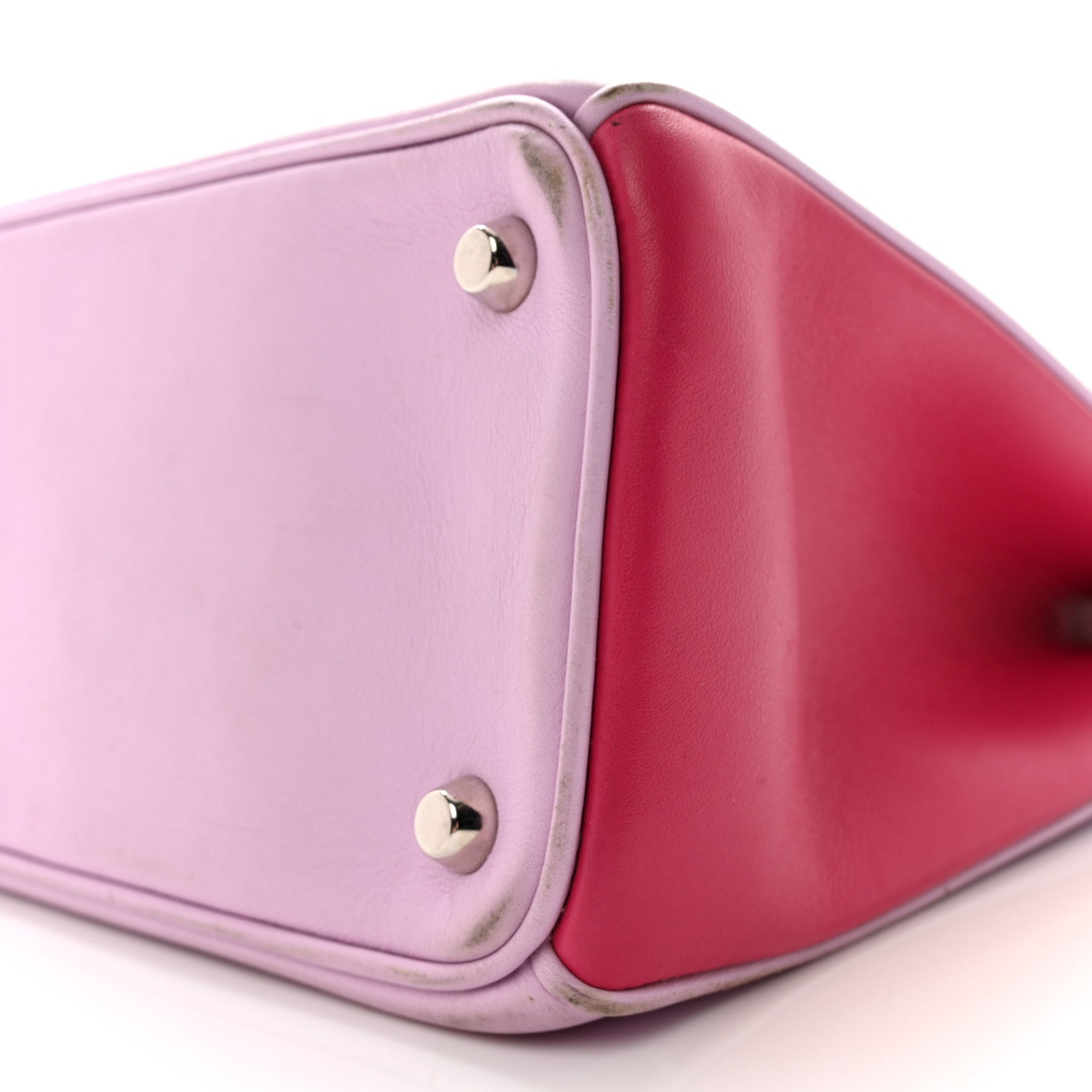 Christian Dior Smooth Calfskin Medium Diorissimo Tote Pink Fuchsia Black 10 of 20