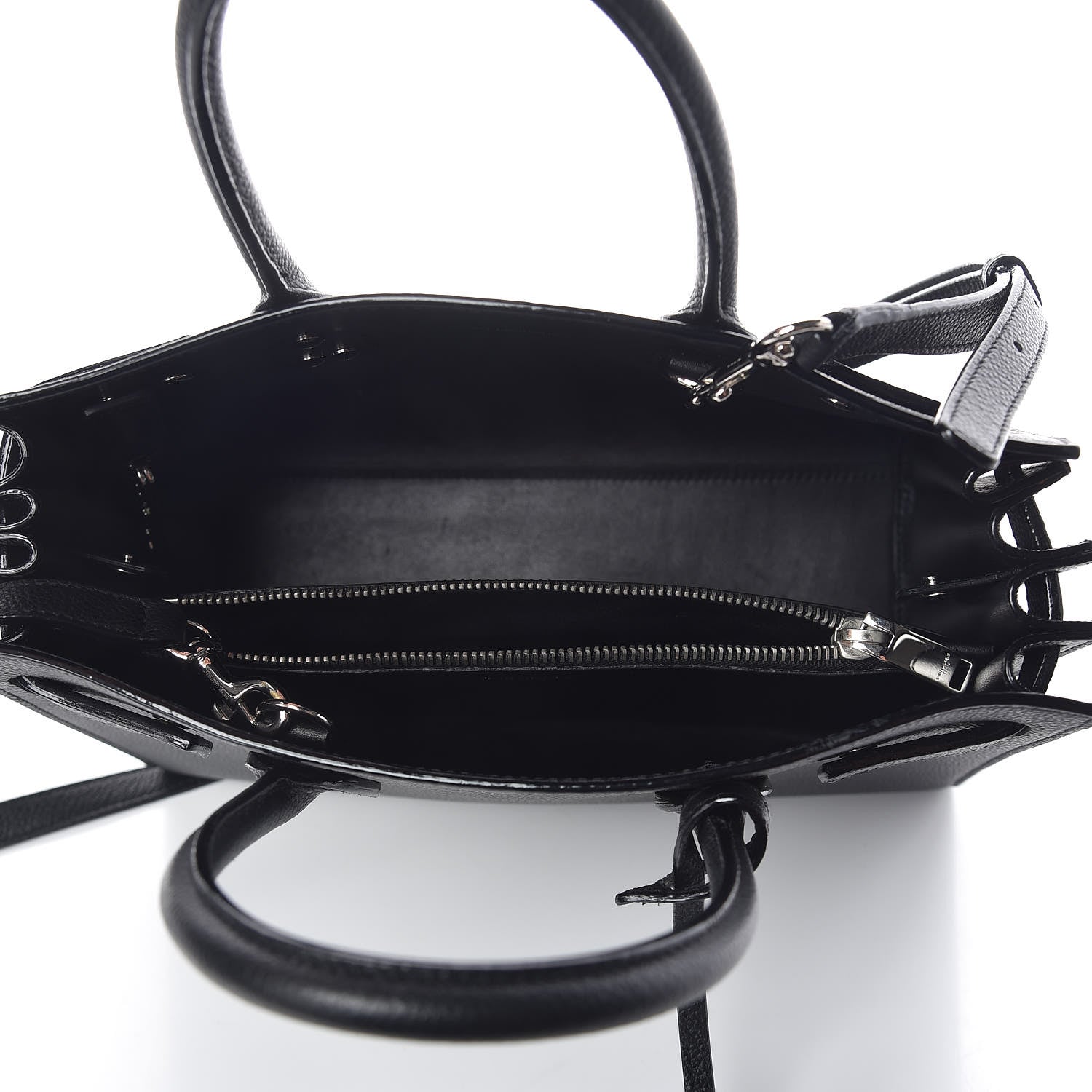 Saint Laurent Grained Calfskin Baby Sac De Jour Black 5 of 8