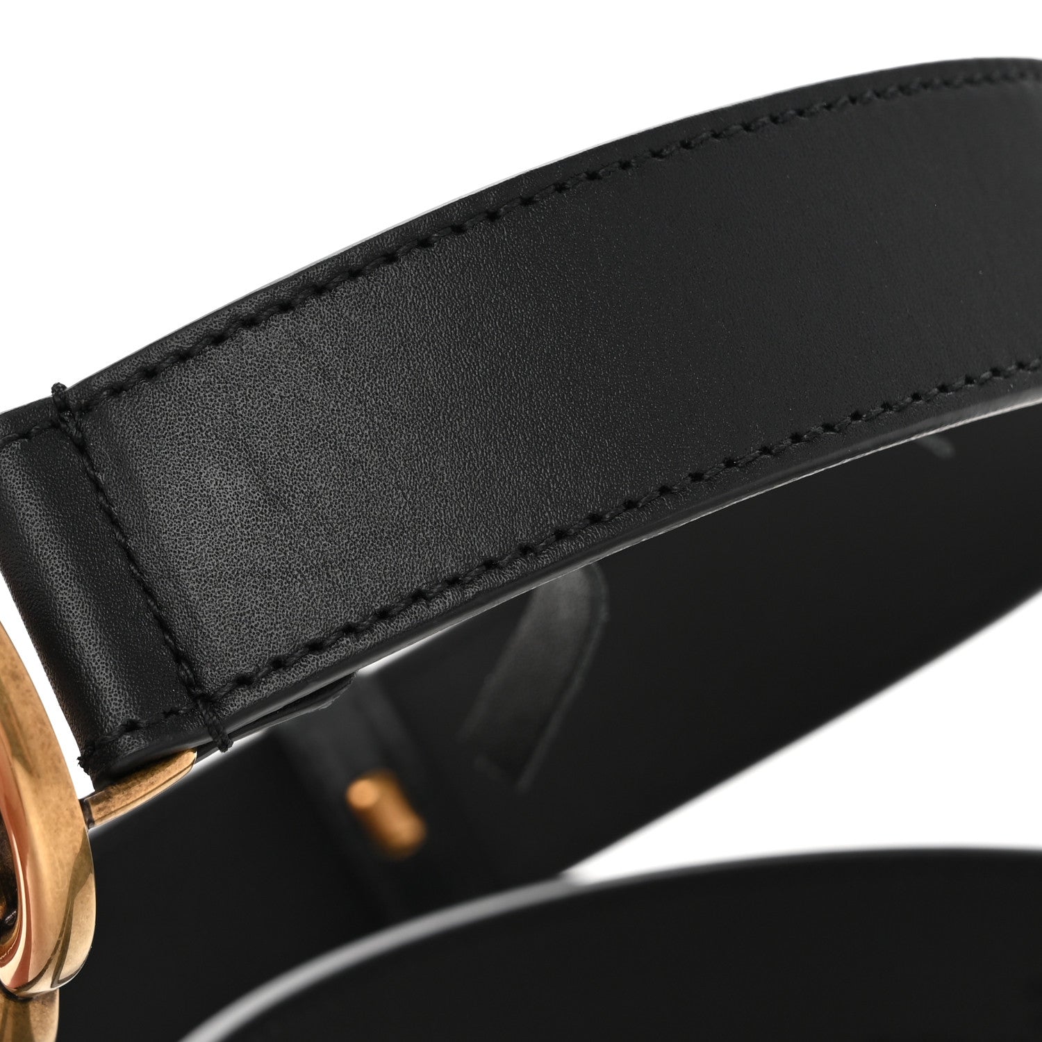 Gucci Calfskin Double G 30mm Belt 85 34 Black 7 of 9