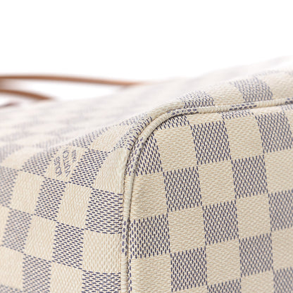 Louis Vuitton Damier Azur Neo Neverfull MM Rose Ballerine 18 of 22