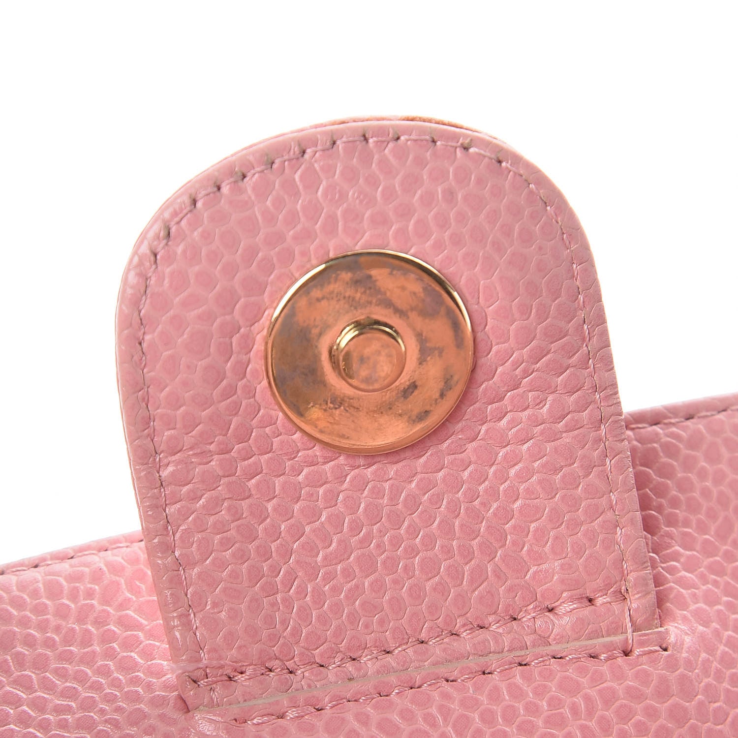 Chanel Caviar Quilted Petit Shopping Tote PST Pink 11 of 12
