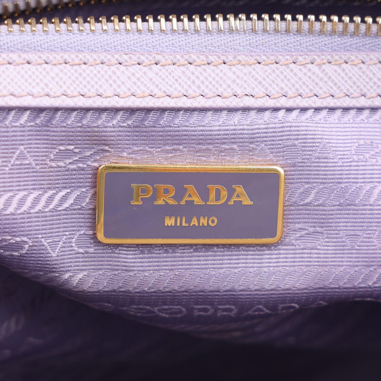 Prada Saffiano Small Galleria Double Zip Tote Glicine 6 of 10