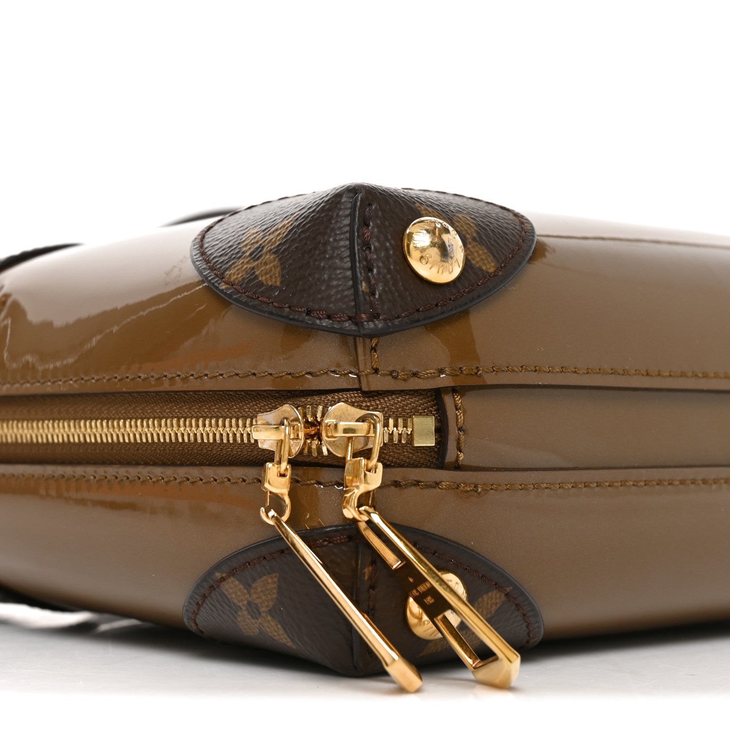 Louis Vuitton Patent Miroir Venice Vert Bronze 8 of 9