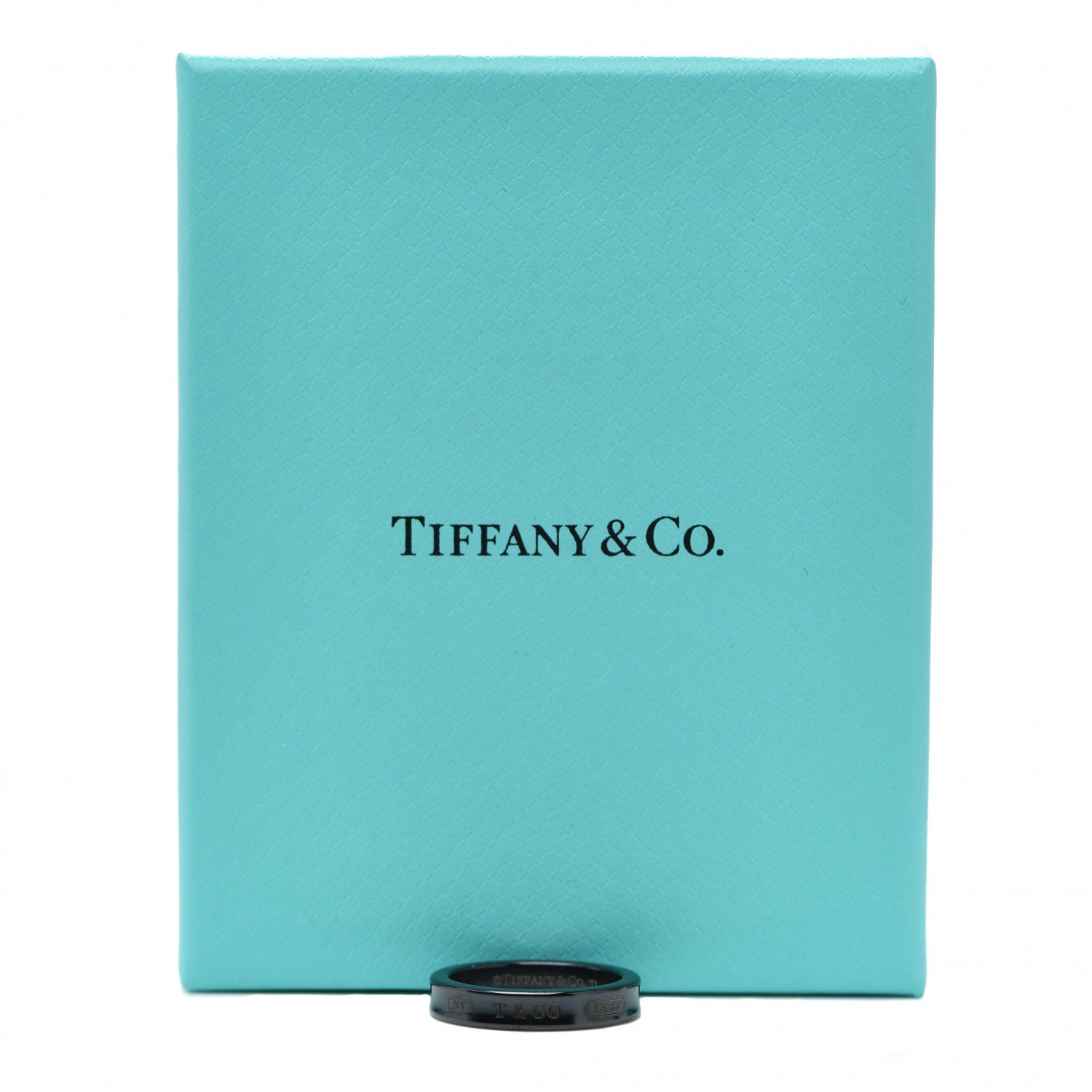 Tiffany Titanium 4mm Narrow 1837 Ring 54 6.75 5 of 5