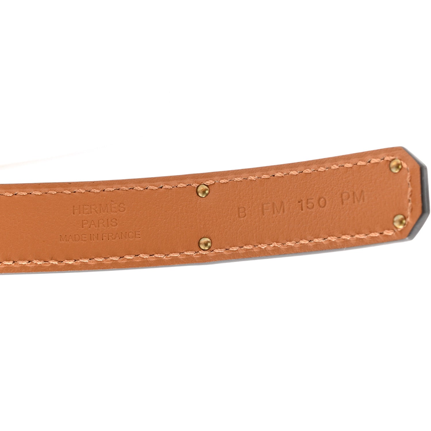 Hermes Epsom Kelly Belt Gold 3 of 4