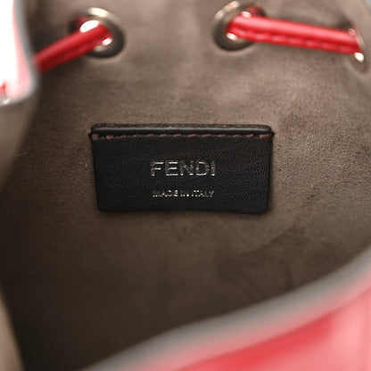 Fendi Vitello Liberty F is Fendi FF 1974 Embossed Mini Mon Tresor Bucket Bag Fragola 6 of 11
