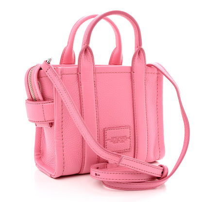 Marc Jacobs Grained Calfskin Micro The Tote Bag Pink 3 of 10