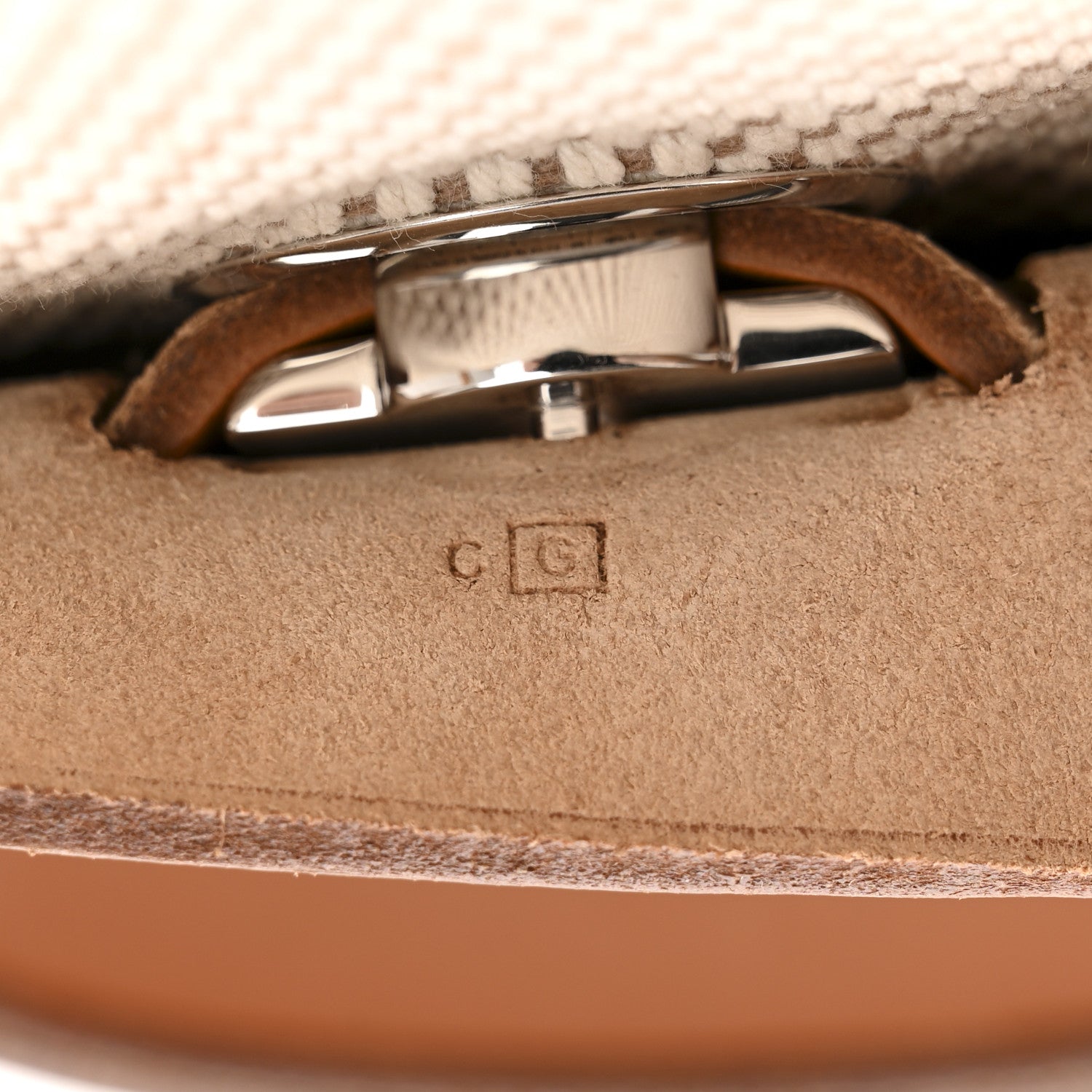 Hermes Vache Hunter Criss Viking Herbag a Dos Retourne Backpack Ecru Beige Naturel 7 of 12