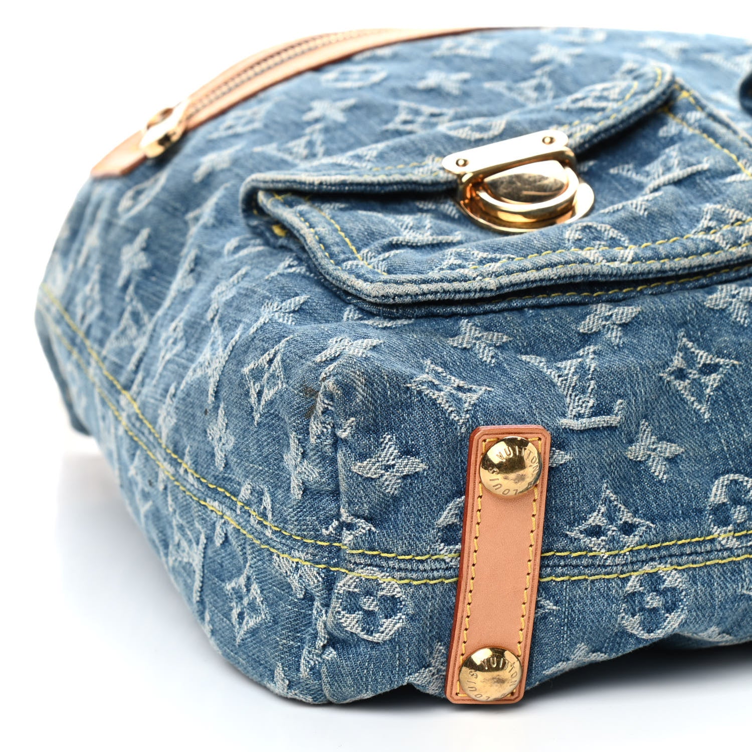 Louis Vuitton Denim Baggy GM Blue 5 of 9