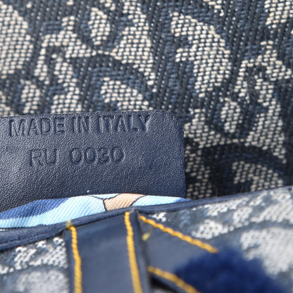 Christian Dior Monogram Saddle Bag Blue 8 of 8