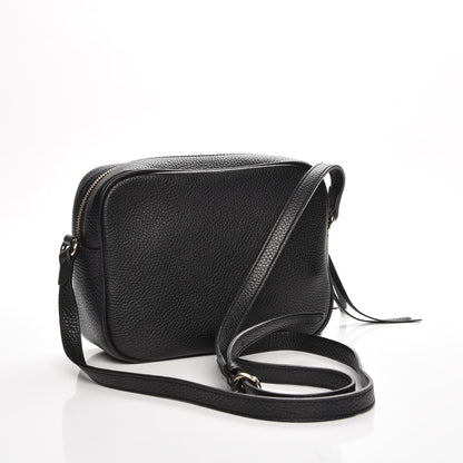 Gucci Pebbled Calfskin Small Soho Disco Bag Black 3 of 7
