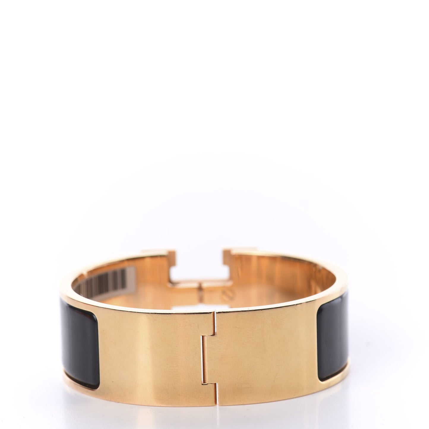 Enamel Wide Clic Clac H Bracelet PM Black