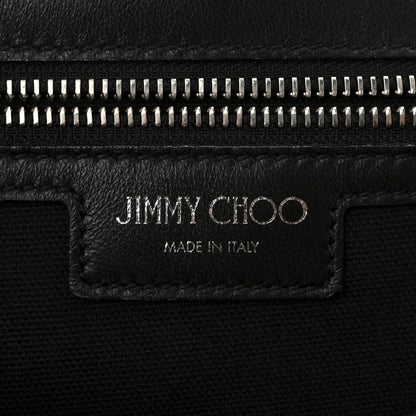 Jimmy Choo Soft Vintage Goatskin Helia Top Handle Bag Black 6 of 9