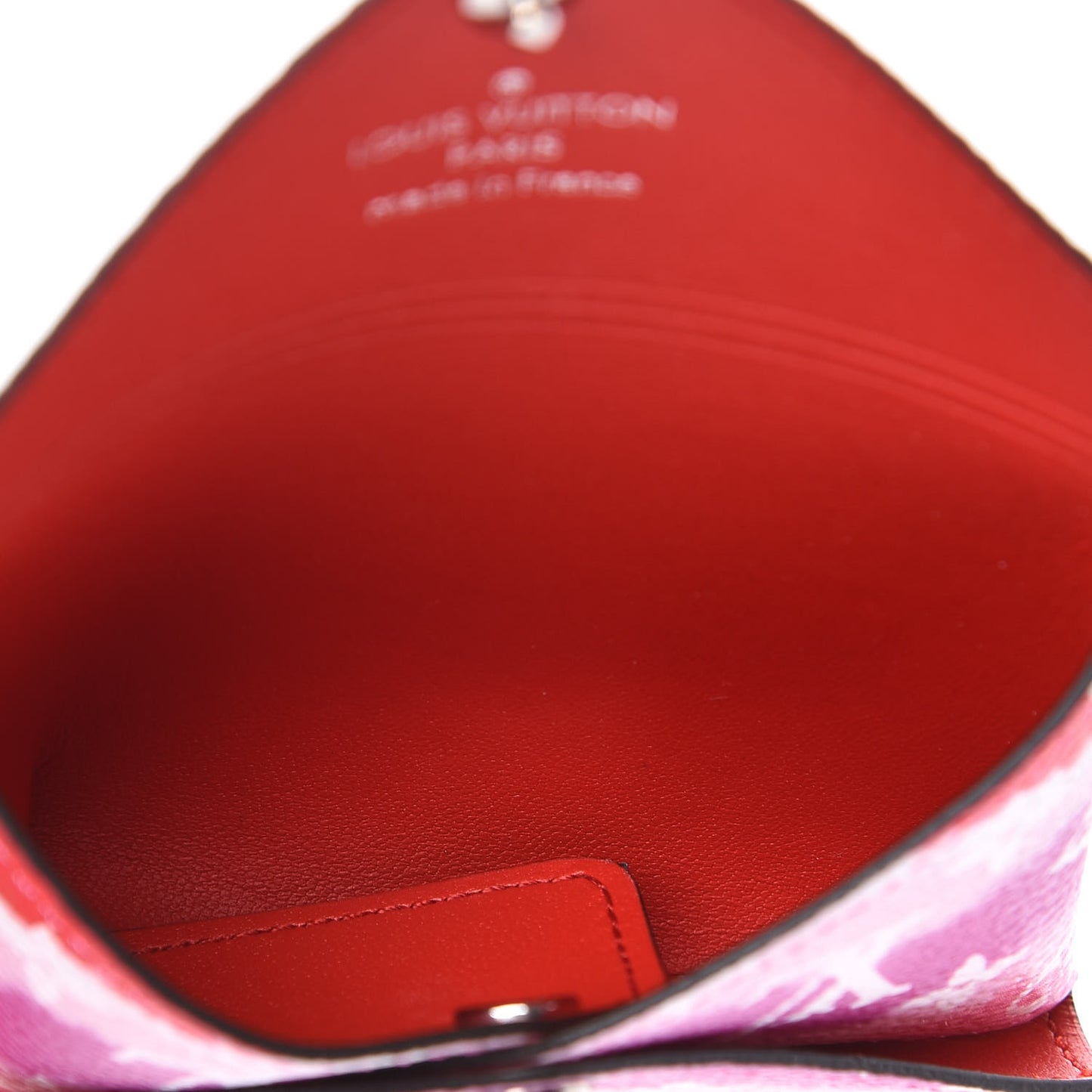 Monogram Escale Small Kirigami Pochette Insert Red