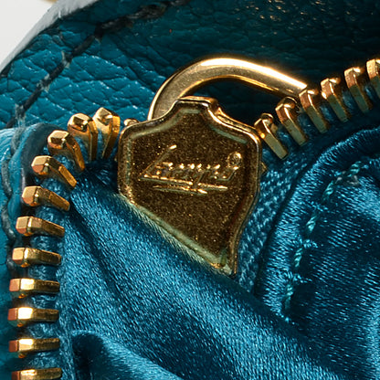 Miu Miu Grained Goatskin Madras Mini Crossbody Bag Turchese 11 of 12