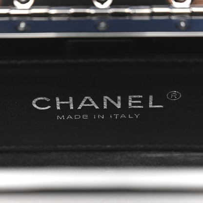 Chanel Plexiglass Plexi Coco Bag Black Blue 6 of 10