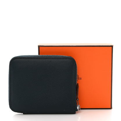 Hermes Epsom Silk’in Compact Wallet Vert Cypress 8 of 8
