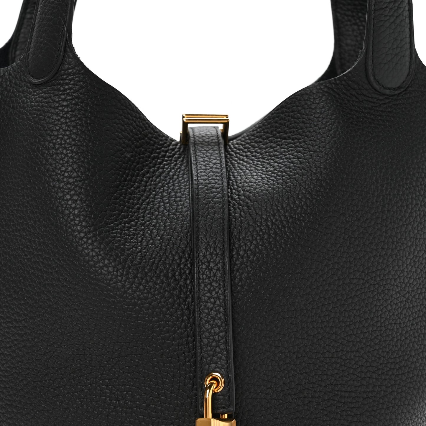 Taurillon Clemence Picotin Lock 22 MM Black