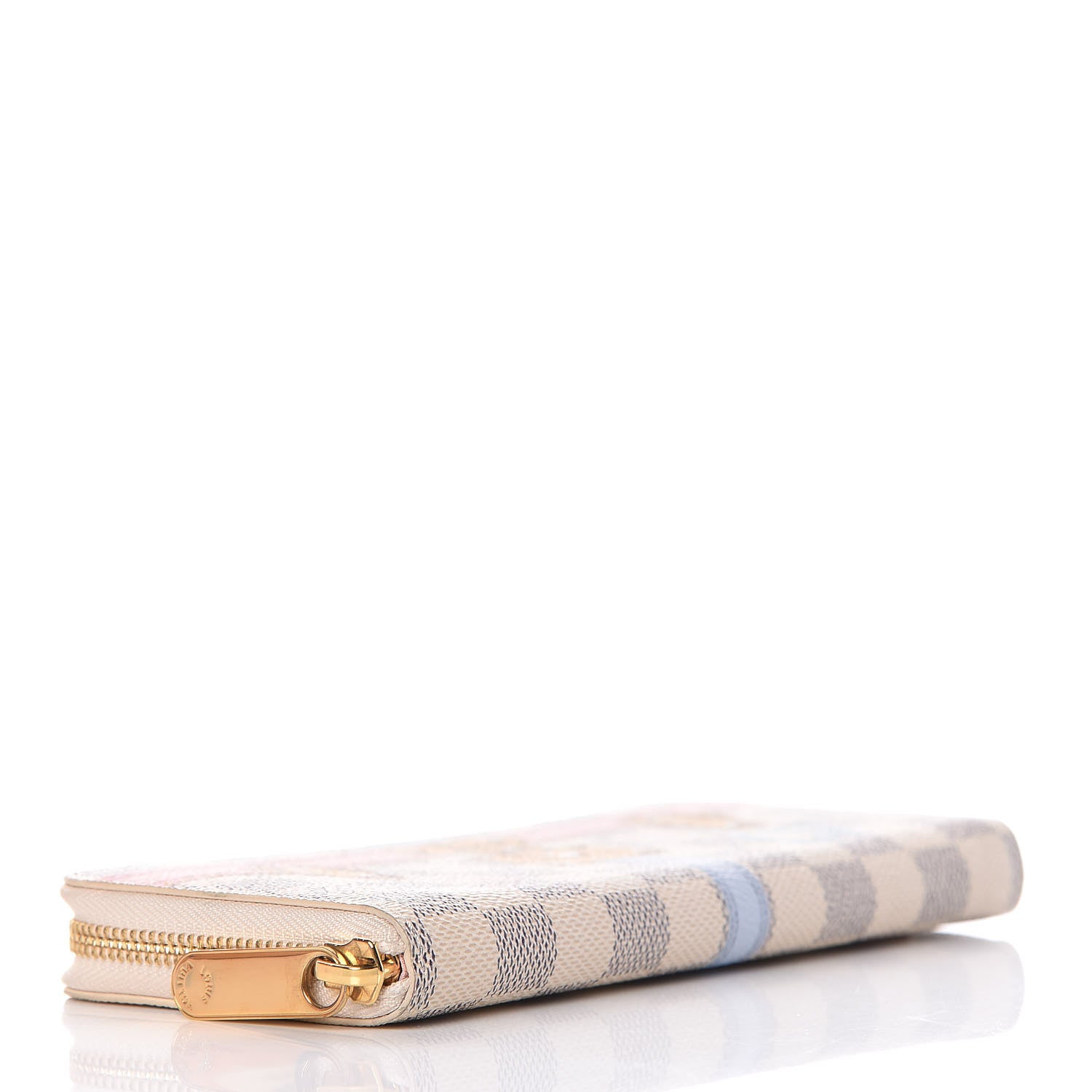 Louis Vuitton Damier Azur Summer Trunks Clemence Wallet 4 of 10