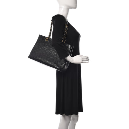 Chanel Caviar Quilted Grand Shopping Tote GST Black 2 of 16
