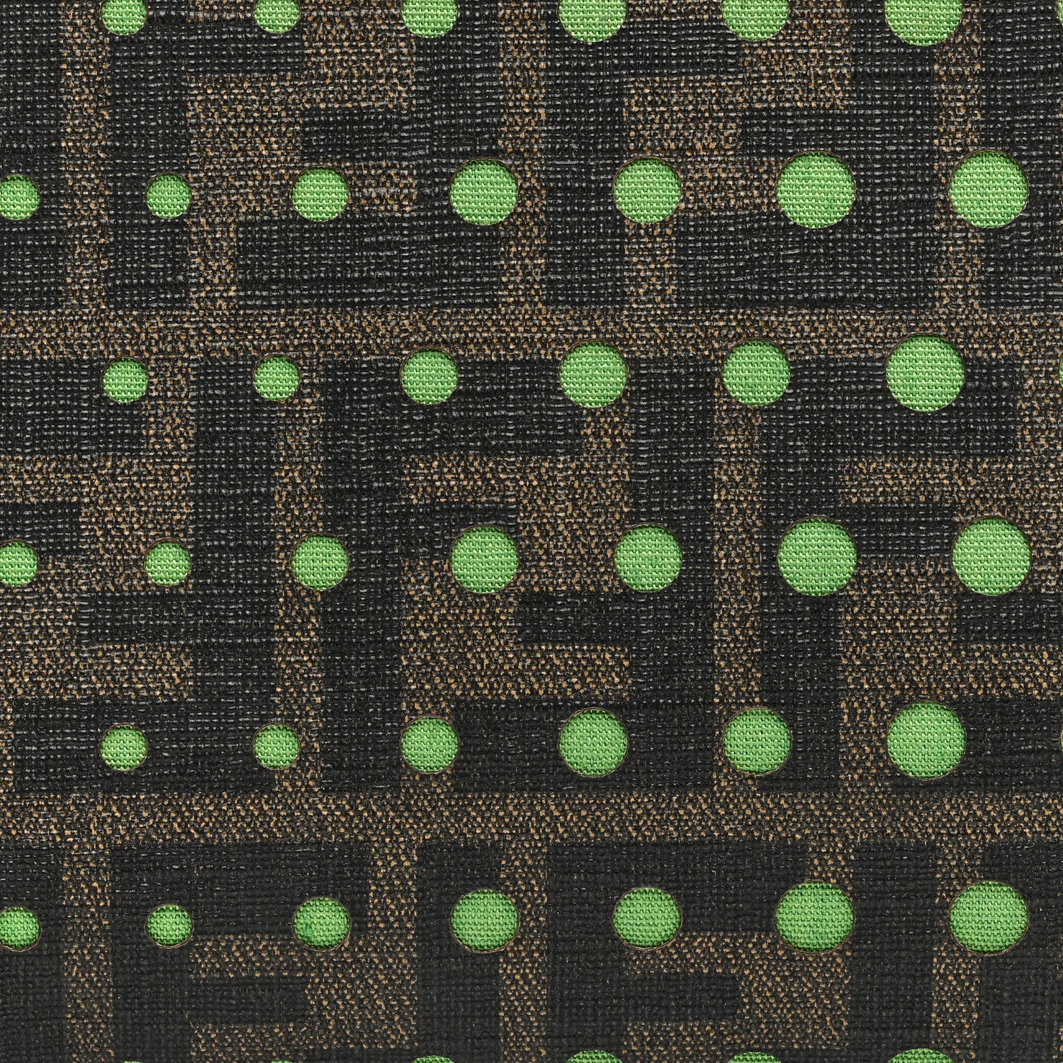 Fendi Zucca Spalmati Dots Pochette Tobacco Green 8 of 10