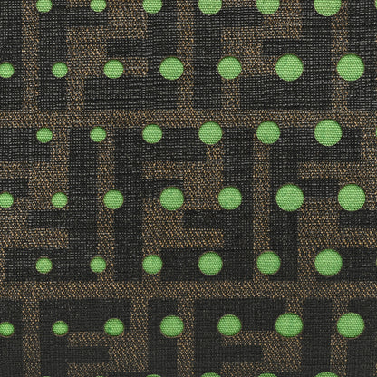Fendi Zucca Spalmati Dots Pochette Tobacco Green 8 of 10