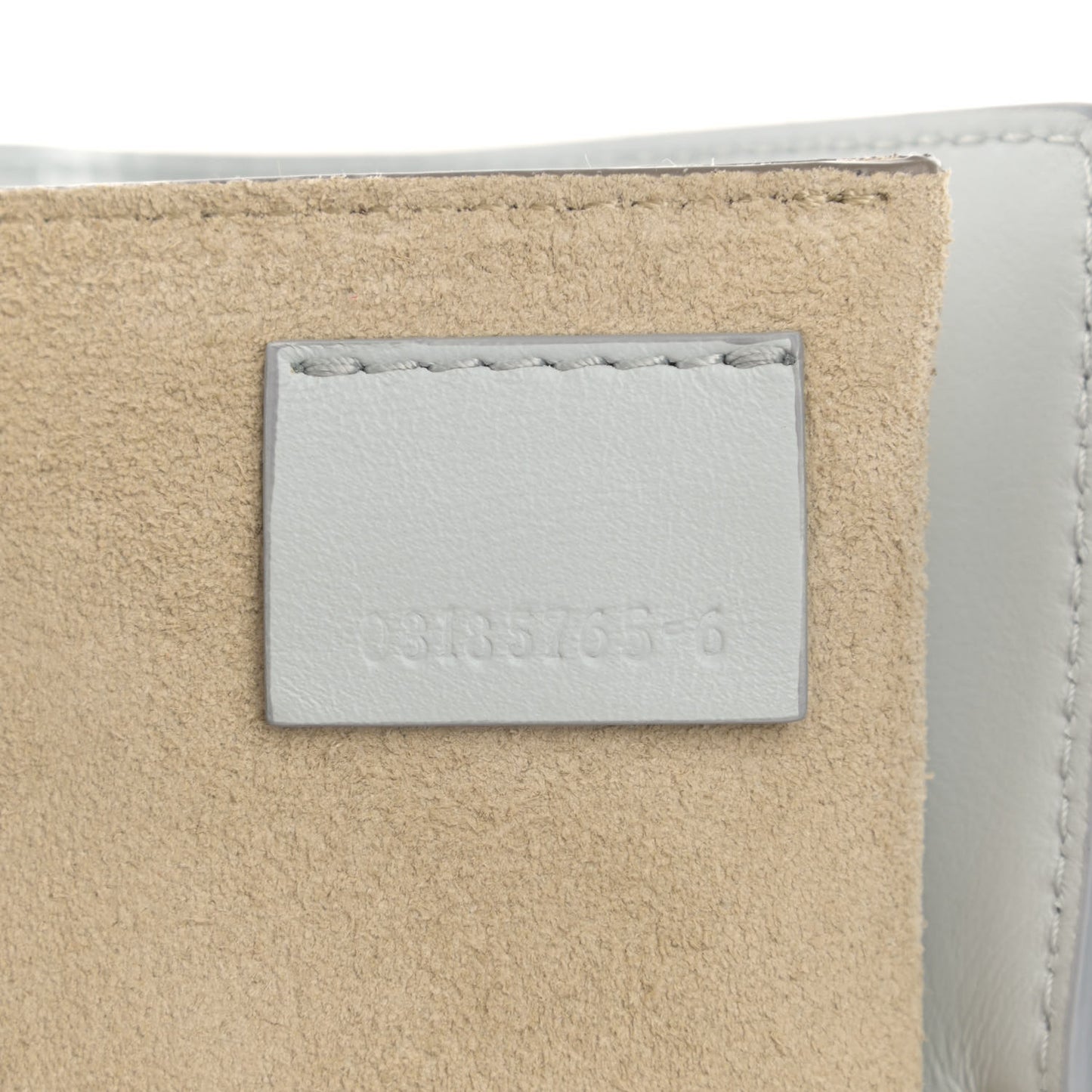 Calfskin Quilted Mini Drew Bijou Shoulder Bag Airy Grey