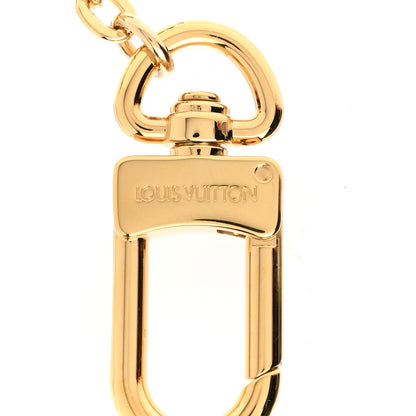 Louis Vuitton Brass Monogram Blooming Flowers Bag Charm Key Holder Rose Ballerine 3 of 5