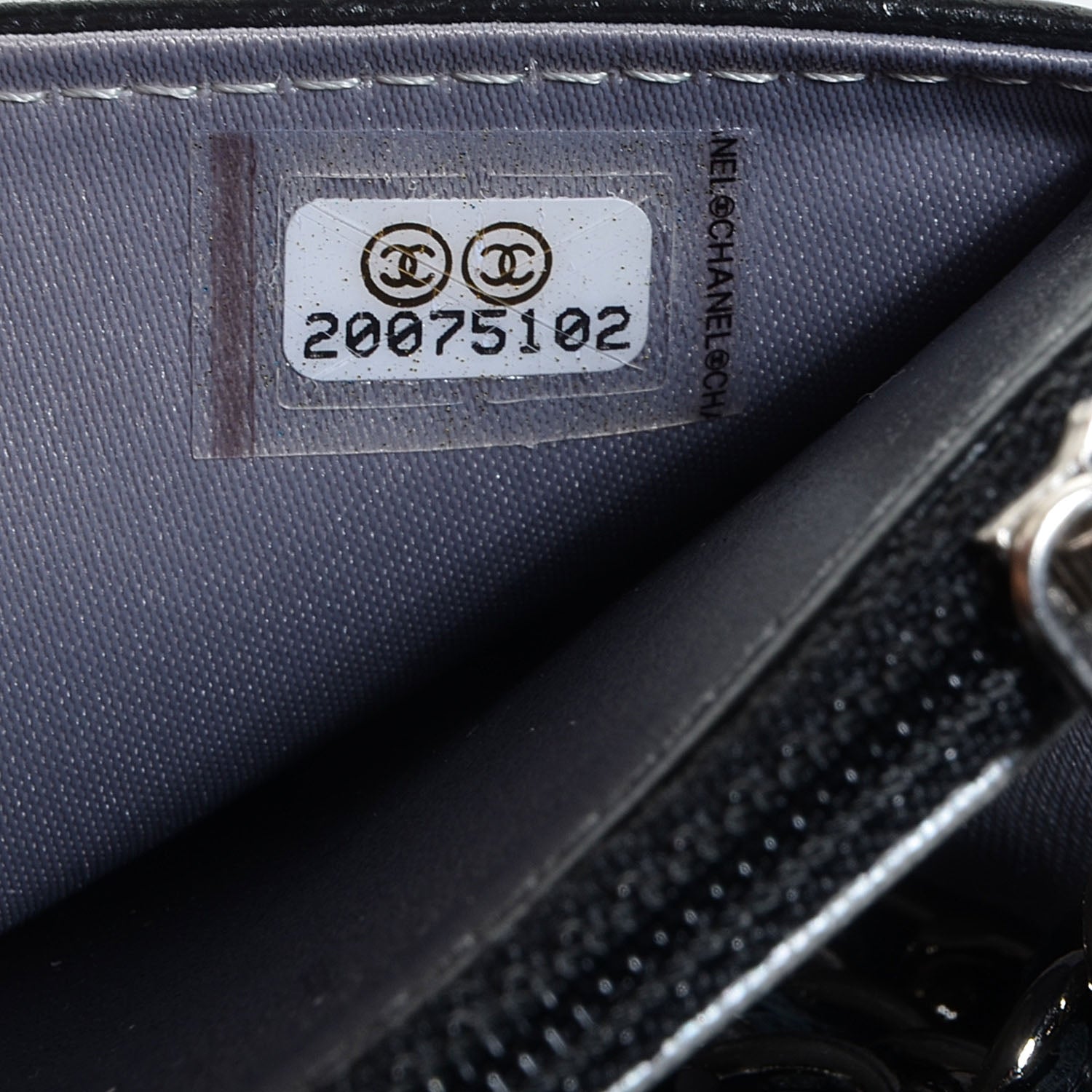 Chanel Lambskin Camellia Wallet on Chain WOC Black 8 of 8