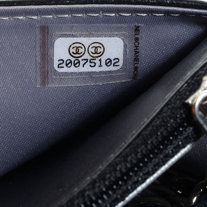 Chanel Lambskin Camellia Wallet on Chain WOC Black 8 of 8