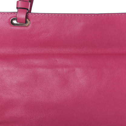 Valentino Garavani Vitello Medium Rockstud Tote Pop Fuxia 8 of 11