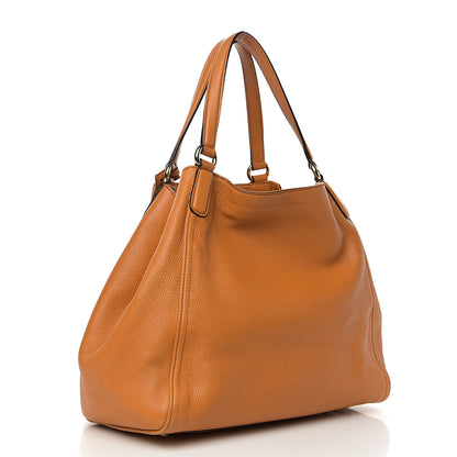 Gucci Pebbled Calfskin Medium Soho Shoulder Bag Curcuma 2 of 11