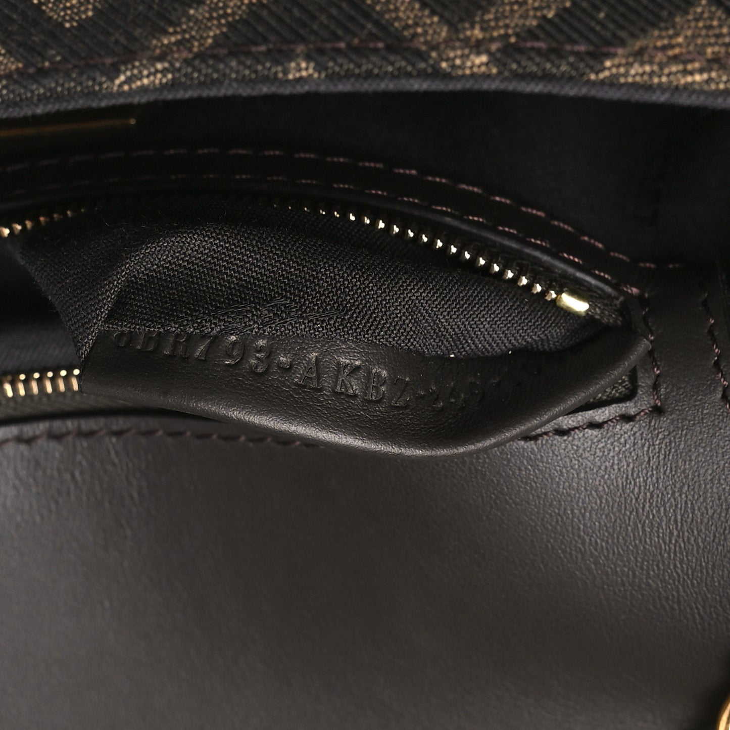 Fabric Jacquard FF 1974 Midi Chain Baguette Tobacco Moro