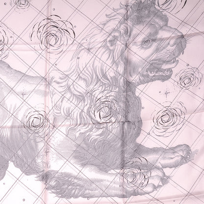 Chanel Silk Lion CC Scarf Light Pink 1 of 9