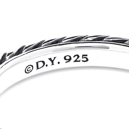 David Yurman Sterling Silver Cable Classics Band Ring 49 5 4 of 4