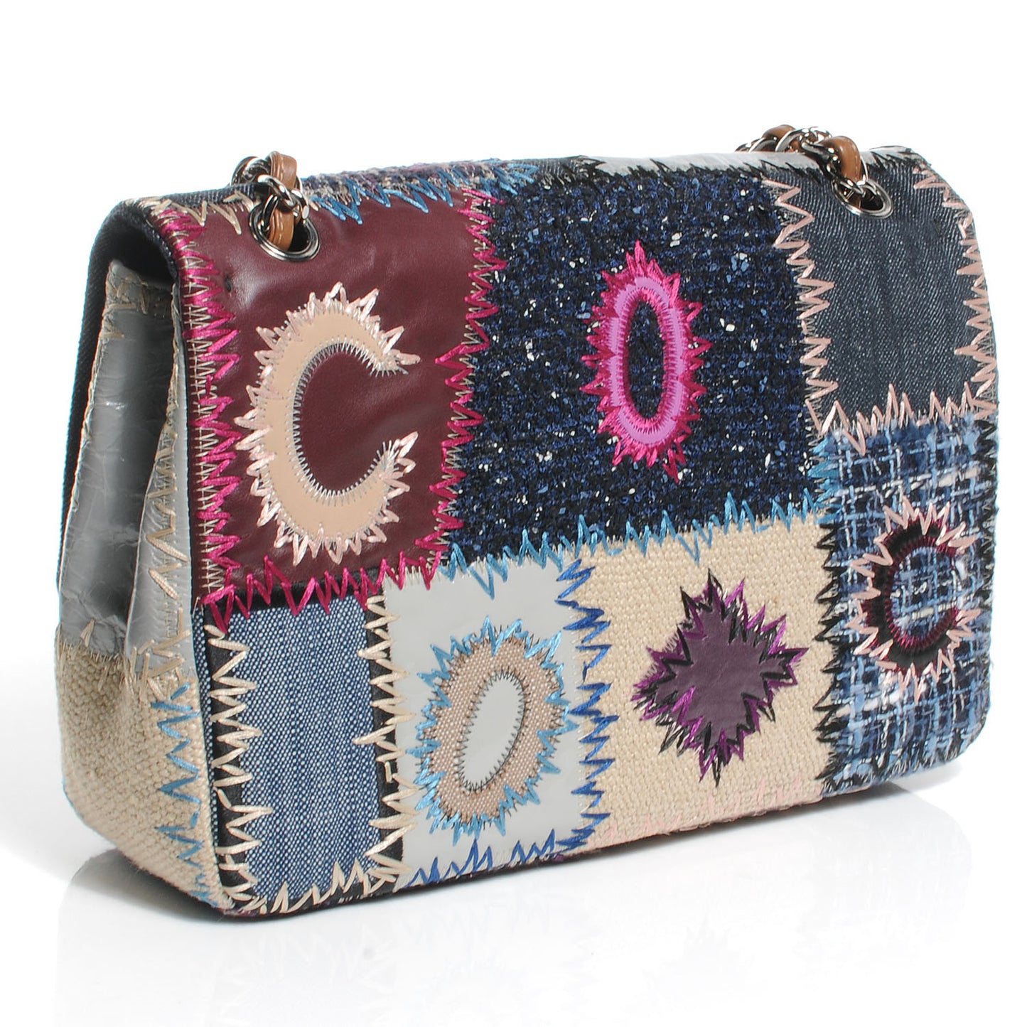 Patchwork Jumbo Flap Multicolor