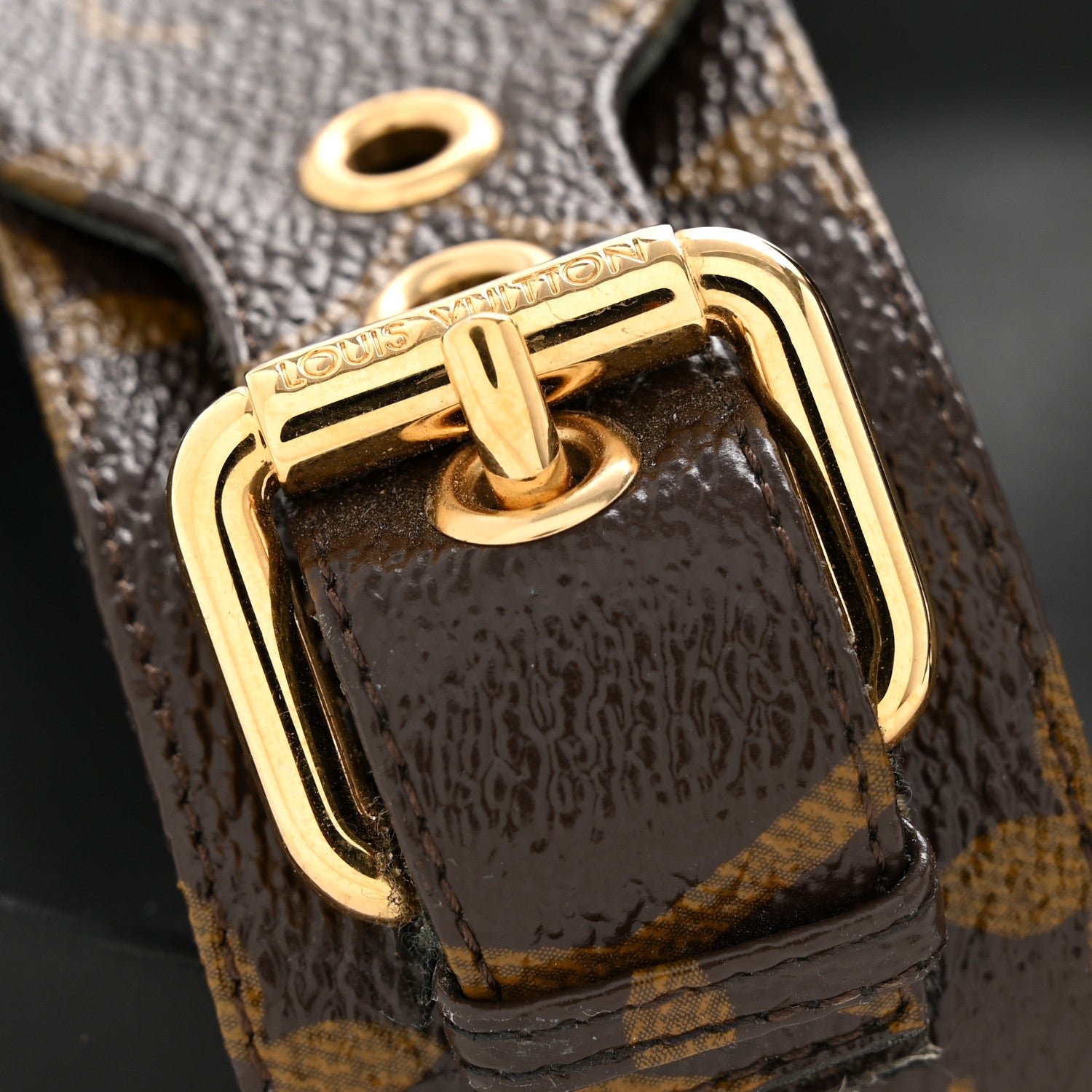 Louis Vuitton Monogram Bom Dia Mule Sandals 38 Black 11 of 12