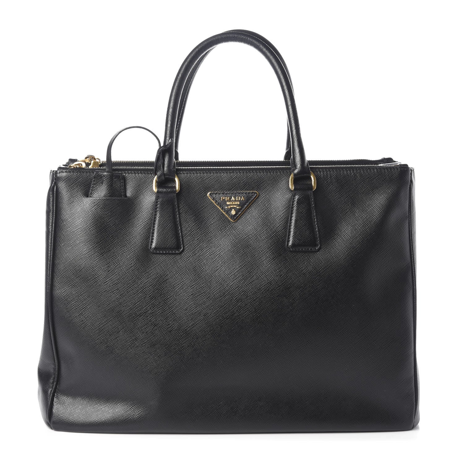 Prada Saffiano Large Galleria Double Zip Tote Black 1 of 9