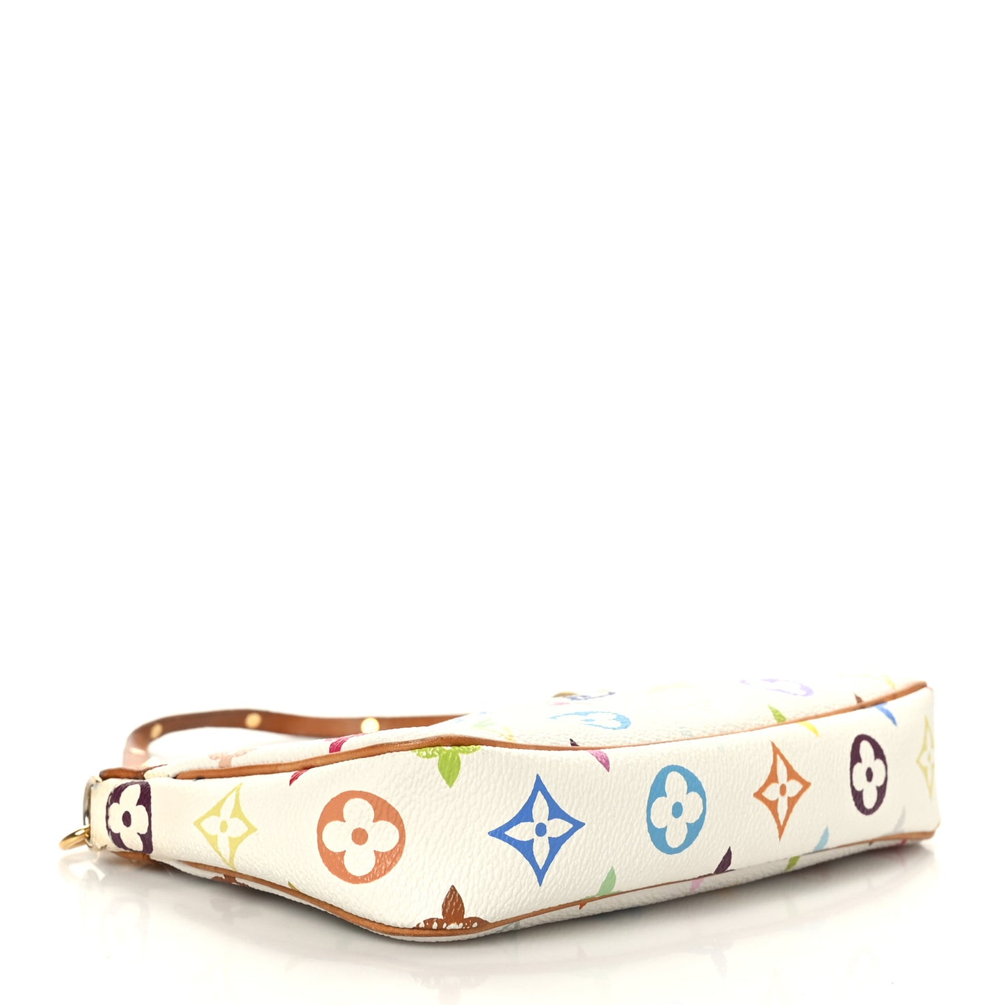 Monogram Multicolor Pochette Accessories White