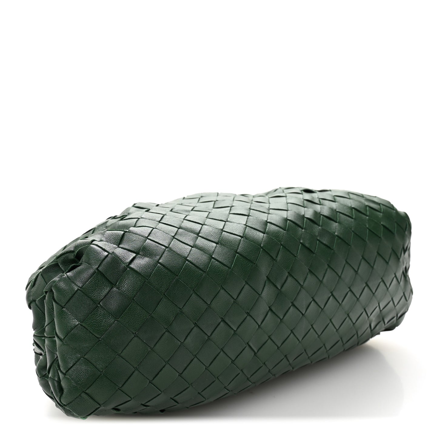 Nappa Maxi Intrecciato The Pouch Oversized Clutch Raintree